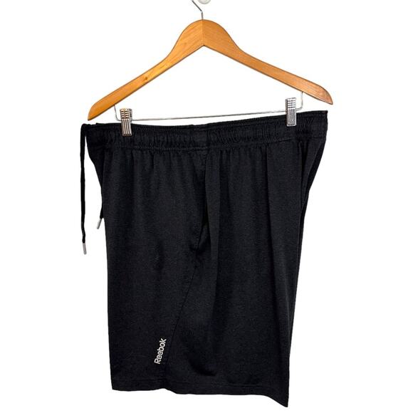 Reebok Athletic Shorts XL Gym Basketball Sportswear Pockets Charcoal Drawstring - Picture 3 of 14